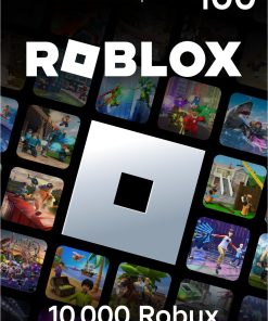 Carte Cadeau Roblox - 10,000 Robux (article virtuel exclusif inclus] (Code digital pour ordinateur, téléphone, tablette, Xbox One, Xbox Series X|S, Oculus Rift et HTC Vive)