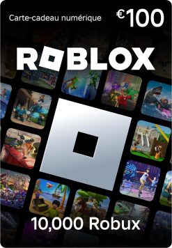 Carte Cadeau Roblox - 10,000 Robux (article virtuel exclusif inclus] (Code digital pour ordinateur, téléphone, tablette, Xbox One, Xbox Series X|S, Oculus Rift et HTC Vive)