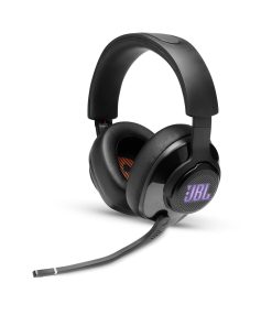JBL Quantum 400 – Casque gaming filaire avec son Signature Quantum JBL et Quantum SURROUND – Avec micro et effets lumineux RGB – Compatible avec plusieurs plateformes – Couleur : Noir