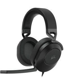 CORSAIR HS65 SURROUND Casque de Jeu Filaire Multiplateforme - Son Surround Dolby 7.1 - SonarWorks SoundID - Compatible iCUE - PC, Mac, PS5, PS4, Xbox, Nintendo Switch, Mobile - Carbon